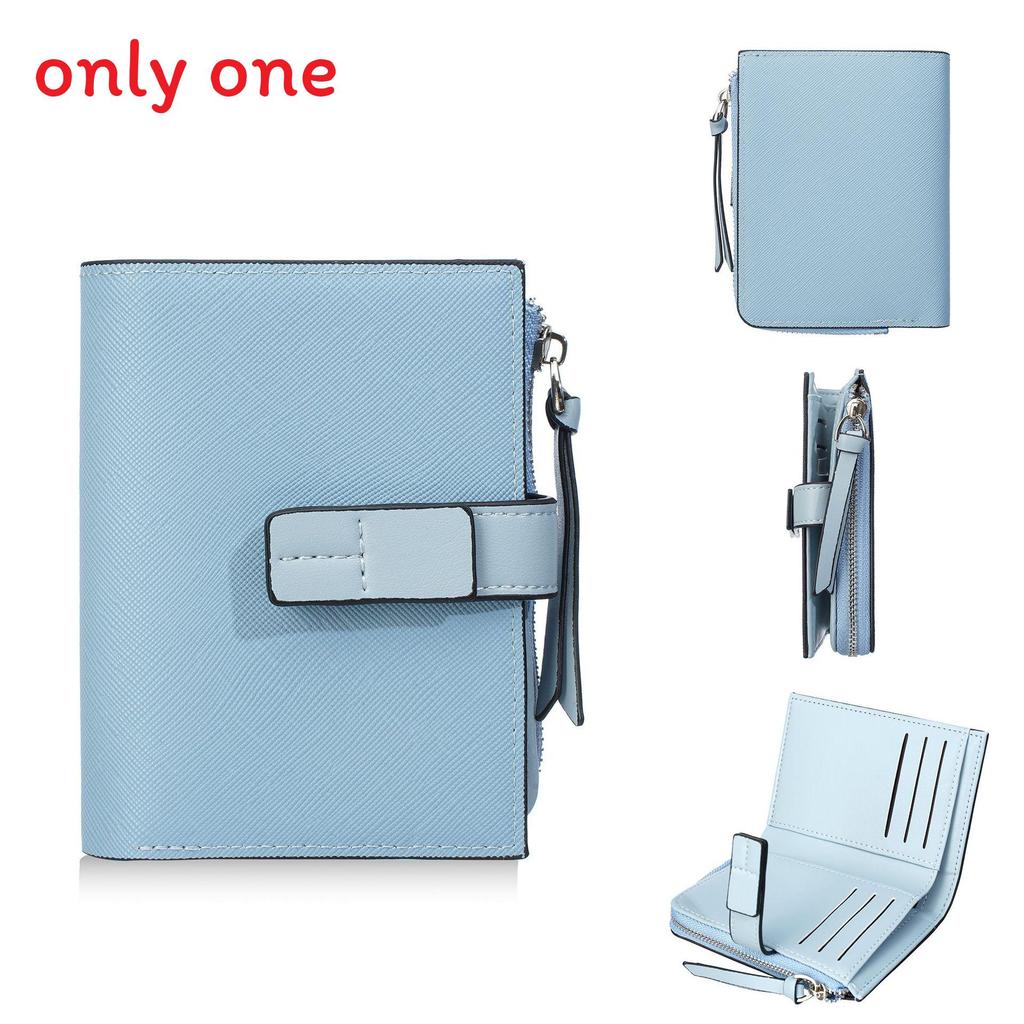 Womens Pu Leather Wallet Card Holder With Zipper And Capacity For Daily Use
