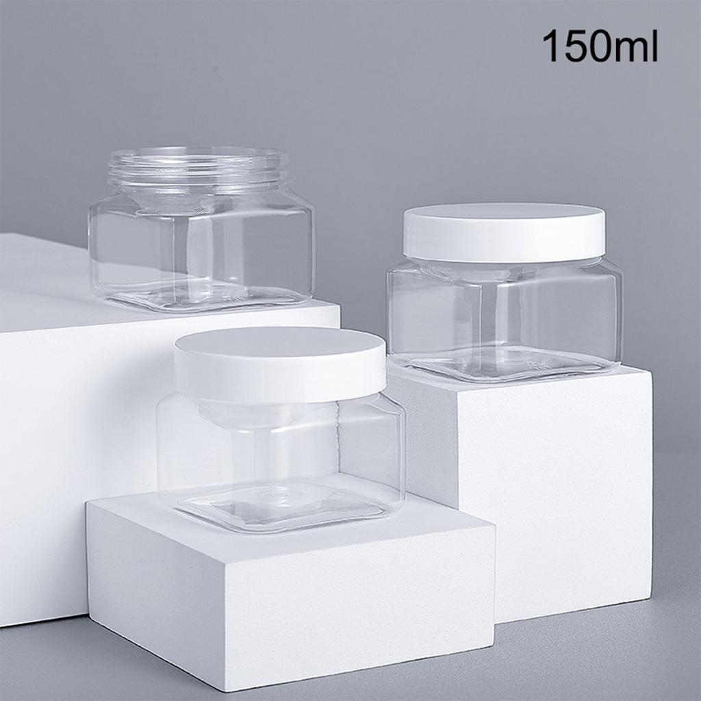 150Ml Refillable Lotion Bottle Liquid Container Hand Sanitizer Shower Gel Plastic Empty Wide Mouth Body Lotion/Scrub Bottle