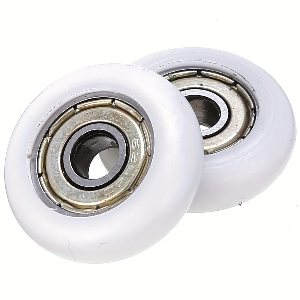 8 st 23 mm Plast Skjutbar Rulle, Duschdörr Fönster Rullhjul, Löphjul Ersättningsrulle
