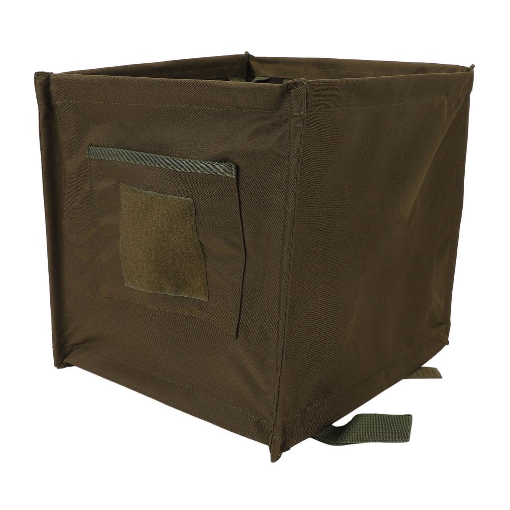 Outdoor Collapsible Trash Can Large Capacity 33L Oxford Cloth Collapsible Throw Line Storage Basket