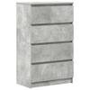 Sideboard Concrete Grey 60 x 35 x 98.5 cm Engineered Wood