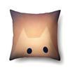Polyester Pillowcase Cartoon Printed Animal Peach Leather Velvet Pillowcase Waist Cover Car Waist Cushion Cover