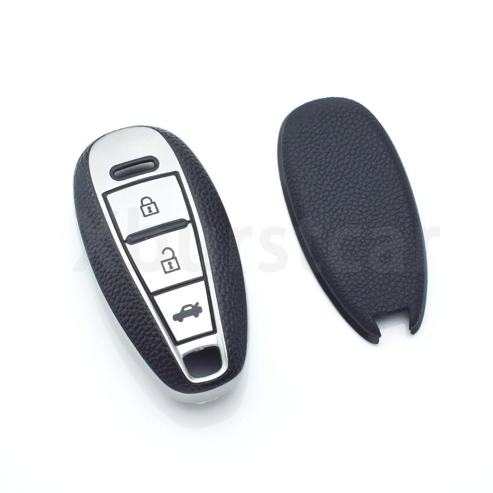 Shell Fob Keyless Protector Key Case Cover for Suzuki Vitara Swift Ignis Kizashi SX4 Baleno Ertiga Samurai S-Cross Accessories