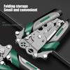 18 In 1 Foldable Wire Stripper Crimper Cable Cutter Pliers Heavy Duty Electrical Pliers For Wire Stripping Shearing Cutting Tool