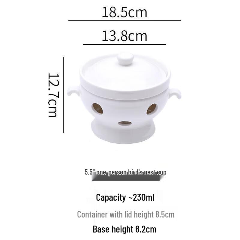 Huaihuang Alcohol Stove Ceramic Soup Bowl Set