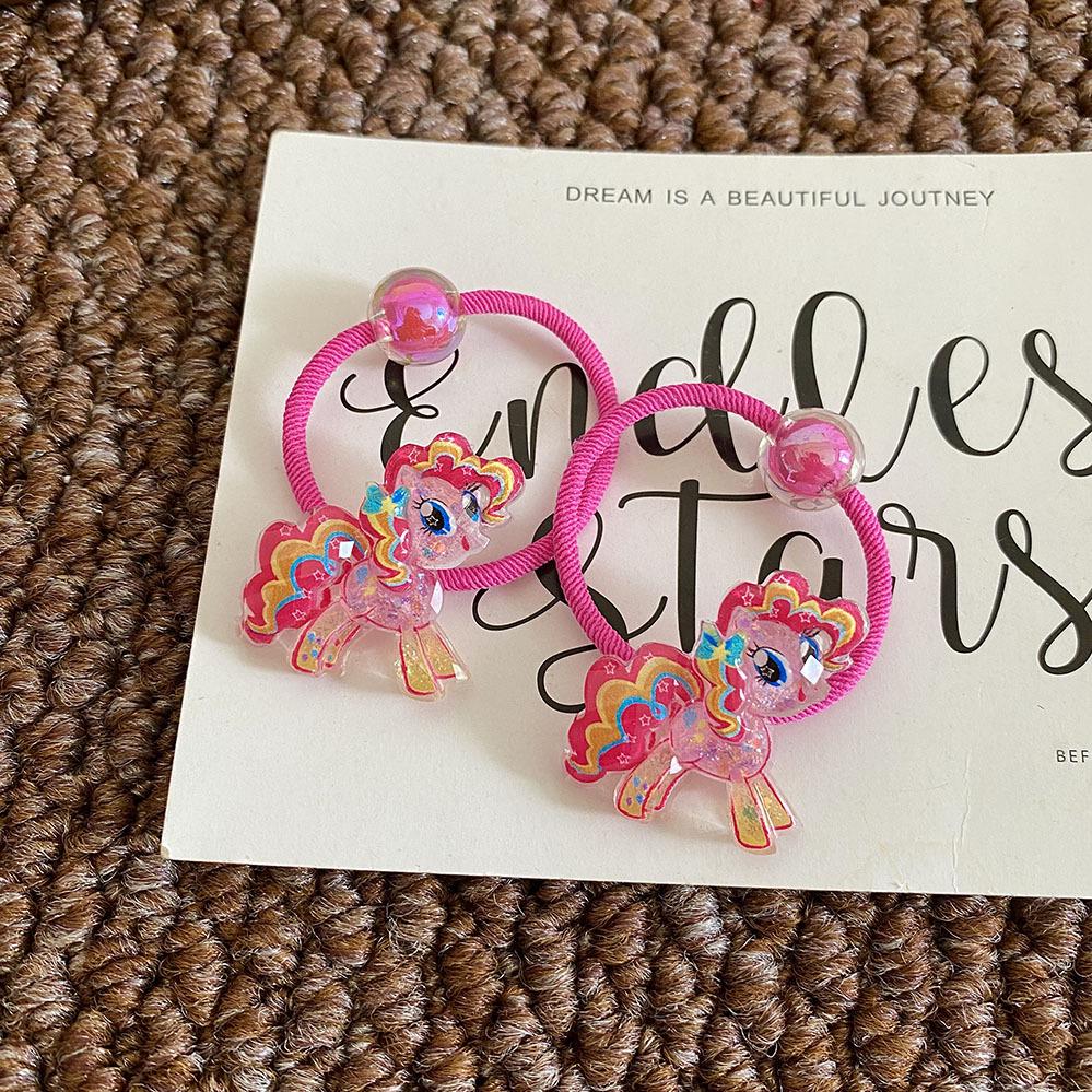 2025 New Style Girls' Little Pony Hair Ties – Cute, Gentle Hair Rings for Babies and Girls