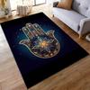 "Decorative Carpet with Colorful Mandala Hand Design and Starry Theme" Suitable for Use As an Anti-slip for Living Room Bedroom Sofas