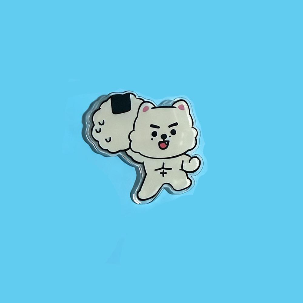 1pz ENHYPEN ENCHIN Carino Spilla Distintivo Acrilica Personaggio Intero Jungwon Jay Jake Sunghoon Sunoo Ni-ki Cartone Animato Distintivo Azione Decorazione Borsa Regalo per Fan