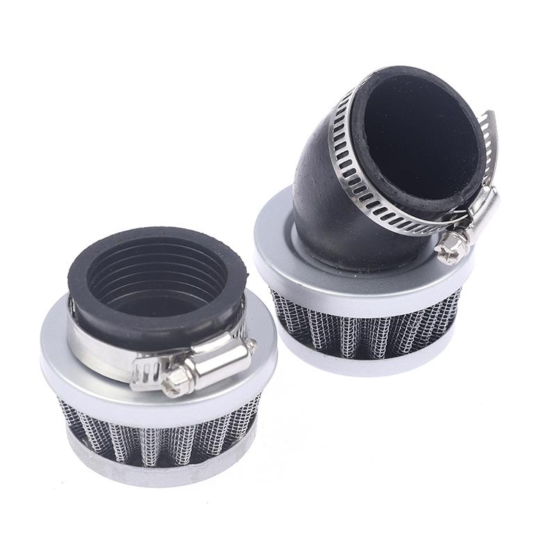(Ce14)1Pcs Motorcycle Air Filters 35mm Dirt Pit Bike Straight Curved Right Mini Air Filter Air Filters 7