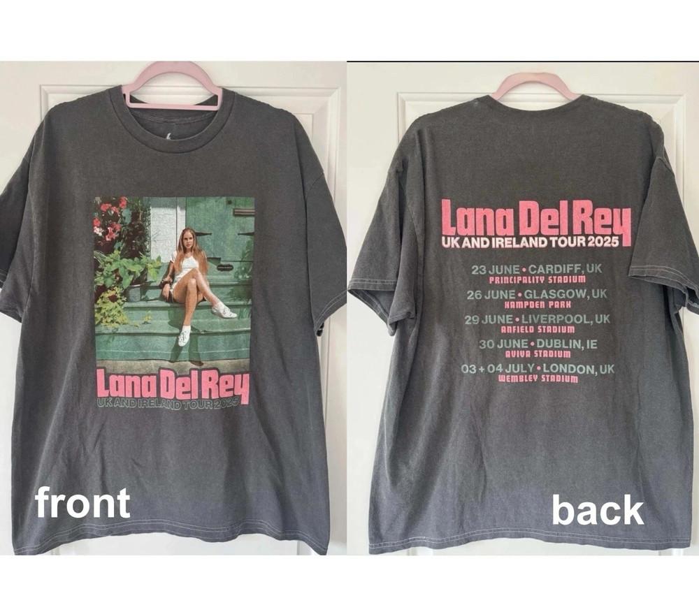 

SALE 2025 Lana Del Rey UK Tour London Show T Shirt Unisex T-Shirt XL