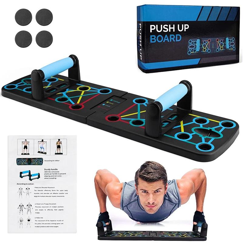Fitness Push Up Board for Chest Abdominal Training Home Gym Equipment with Exercise Bars Functional Body Workout