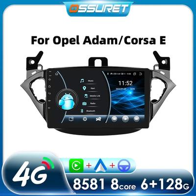 8Core Audio 2din Android Autoradio for Opel Adam for Opel Corsa E Car Radio Multimedia Video Player GPS Carplay Auto 4G DSP Intelligent RDS
