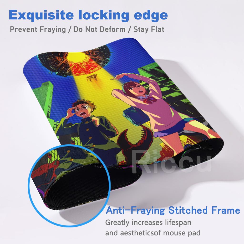 40x90cm Big Mousepad PC Keyboard Non-slip Deskmat Anime Dandadan Mice Pad Ayase Momo Takakura Ken Seiko Manga Office Accessories