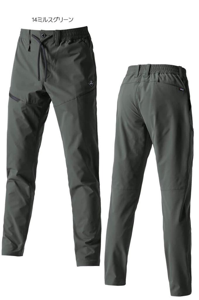 Air Tech Pants 483 Stretch XL 14 Mils Green [Bartle] Men's