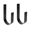 2PCS Curtain Holdbacks Tie Backs Iron Modern U Shaped Curtain Wall Hooks Holders for Drapes Bedroom