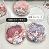 [LUYING] Round Clear Clip Covers for Badge Storage, 20-Pack, Compatible with 58mm Badges, Transparent Round Shape, Perfect for Collecting,