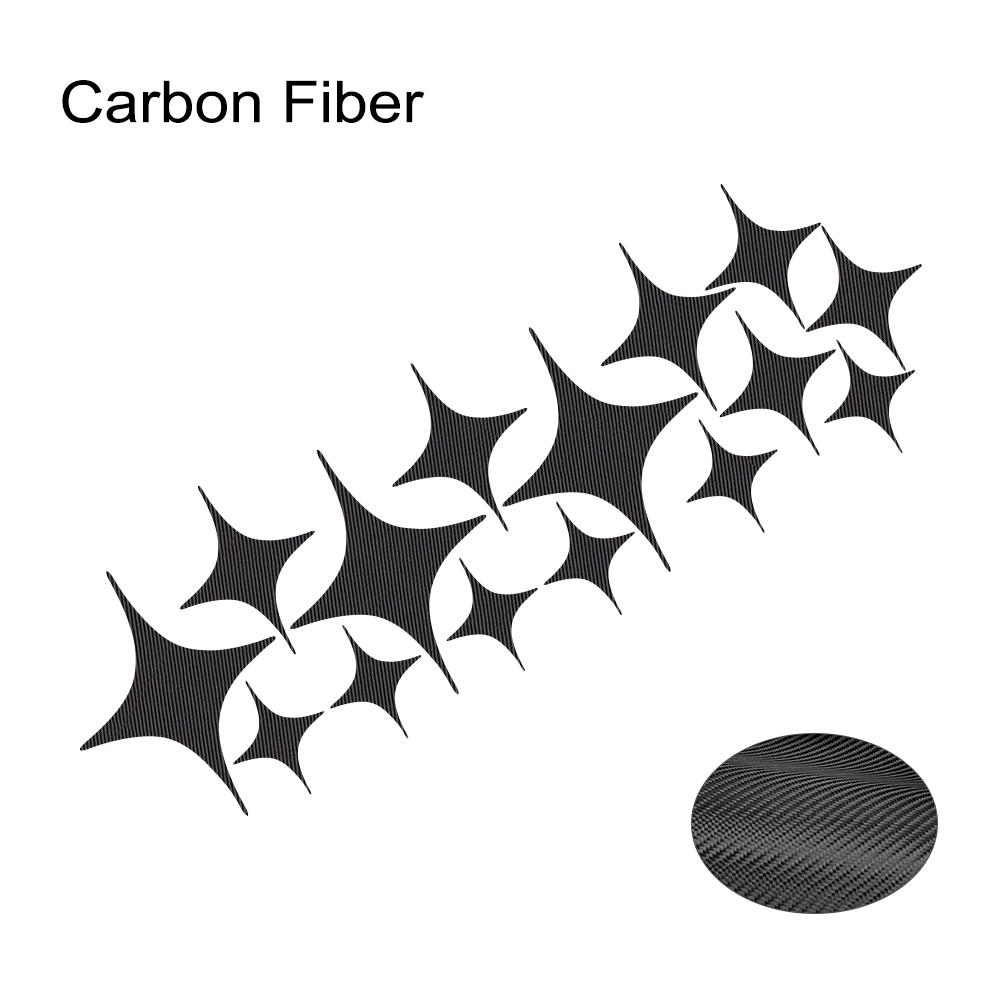 15 Piece Geometric Star Pattern Vinyl Sticker Car Body Side Decor Decals for Vehicles Suv Cars Pickup Truck Auto Accessories