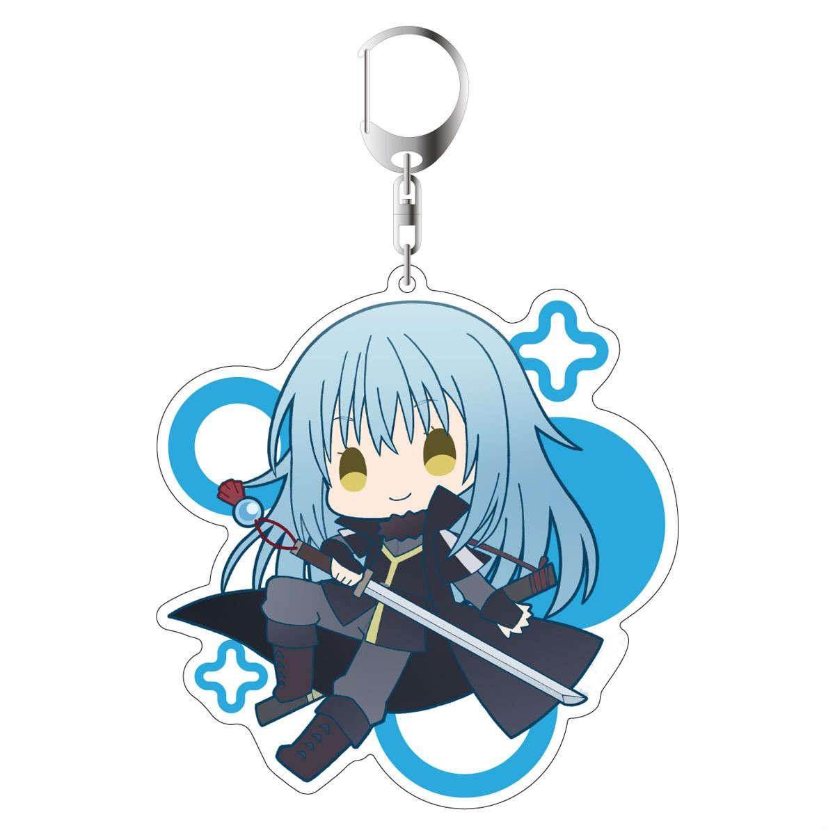 

Anime Fans Gifts That Time I Got Reincarnated as a Slime Milim Rimuru HD Figures Acrylic Keychain Ornament Collection About 6cm 6 cm