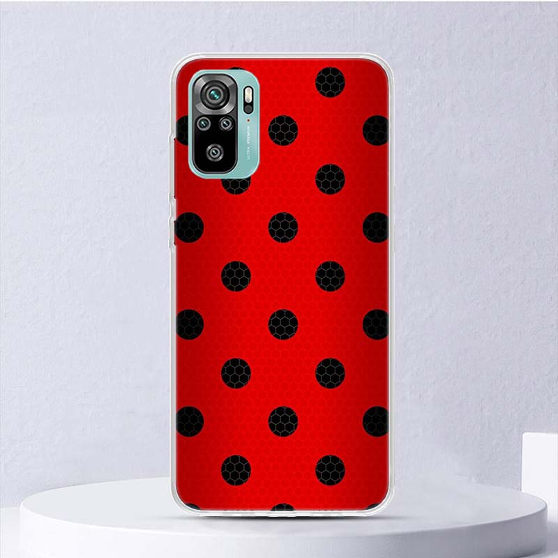 Insect Seven-Star ladybug Soft Case For Xiaomi Redmi Note 14 14S 13 12S 11S 10S 12 11 10 Phone Cover 11T 11E Pro Plus 9 9S Shell