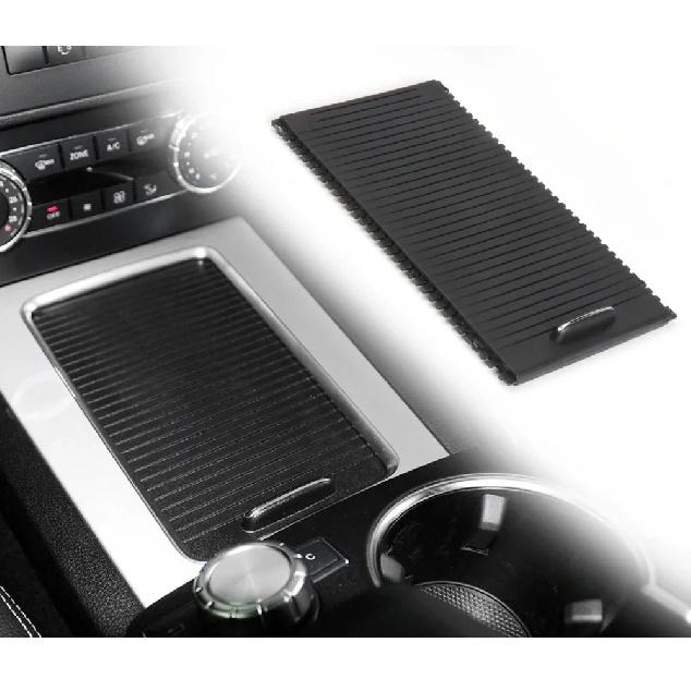 For Mercedes Benz X204 GLK Car Inner Indoor Centre Console Roller Blind Cover Water Cup Holder Storage Sliding Roller Blind