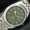 VINTAGE REFURBISHED CITIZEN AUTOMATIC 8200 JAPAN MENS GREEN DIAL WATCH a446835-1