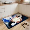 Cartoon Jujutsu Kaisen Floor Mat Non-slip Quick-dry Diatomaceous Earth Bath Mat, Absorbent Doormat