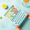 1pc Food Grade Round Ice Cube Mold  33 Grids for Perfectly Frozen Ice Hockey Cubes Ideal Home Kitchen Tool