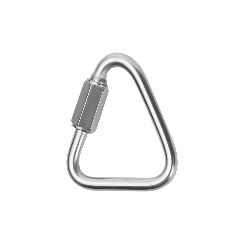 Screw Lock Accessories Hanging Hook Triangle Carabiner Kettle Buckle Chain Keychain Snap Clip