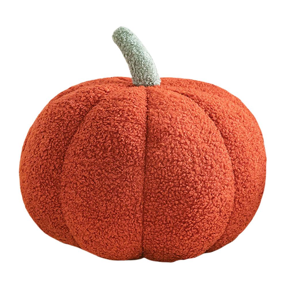Halloween Simulated Pumpkin Pillow Soft Stuffed Plush Sofa Couch Orange Pumpkin Cushion for Christmas Bedroom Nordic Ins Decor