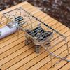 Portable Backpacking Grill Stainless Steel Campfire Grill Camp Fire Cooking Racks  Camp Fire Picnic