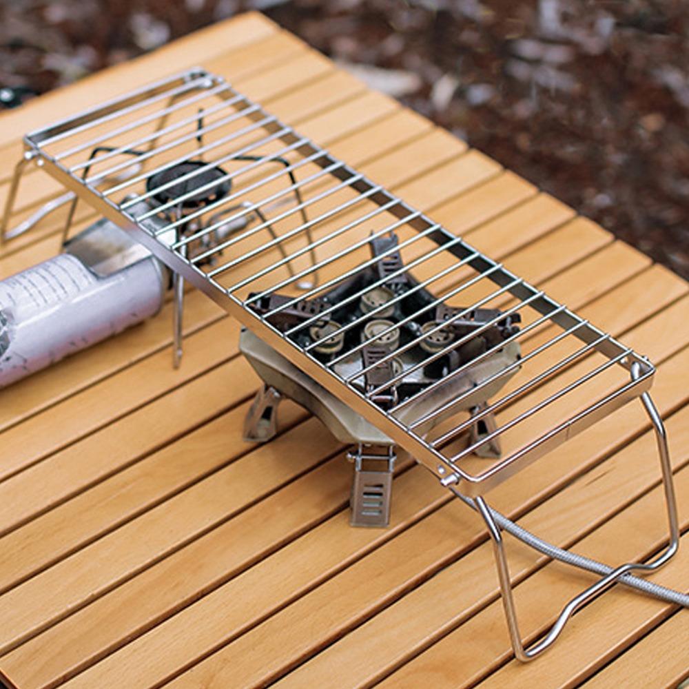 Portable Backpacking Grill Stainless Steel Campfire Grill Camp Fire Cooking Racks  Camp Fire Picnic