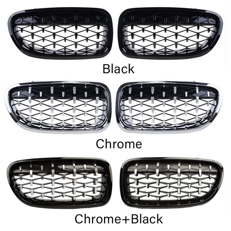 For BMW 5 Serries F10 F18 2010-2016 Front Hood Kidney Bumper Racing Grille Mesh Diamond Style Grill Car Replacement Accessories