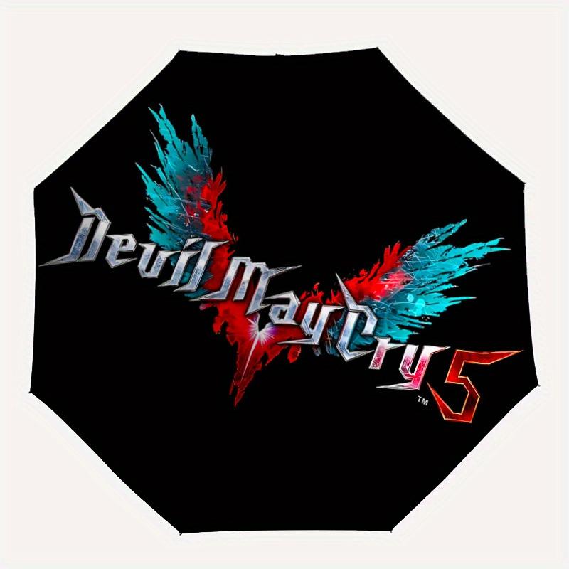 

1pc Devil May Cry Automatic Umbrella | Portable Foldable 8-Rib Manual Open, Cute Gift for Outdoor, Casual Accessory, Durable Canopy y250825051