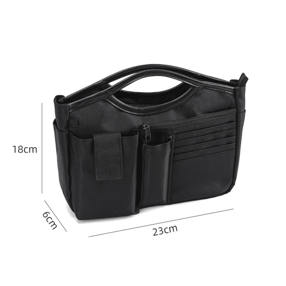 

Сумки для хранения Вставка Сумка Косметический органайзер Внутренняя сумка Повседневная Многокарманная Сумка Девочки чёрный