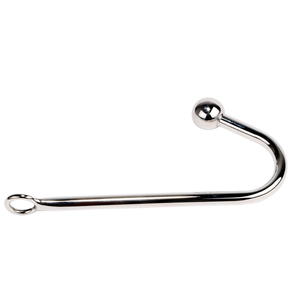 Sexy Hook Stainless Steel 30mm Anal Beads Butt Plug For Women Vaginal Anus Dilator Men Prostate Massager Sex Toys Adult 18 Games