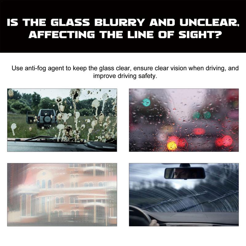 Windschutzscheiben-Wasserabweisender Autoglas-Ölfilm-Reiniger 100ml Fahrzeug-Antibeschlagmittel Auto-Reinigungszubehör