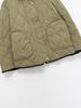 European American Women's Street Fashion Quilted Cotton Jacket