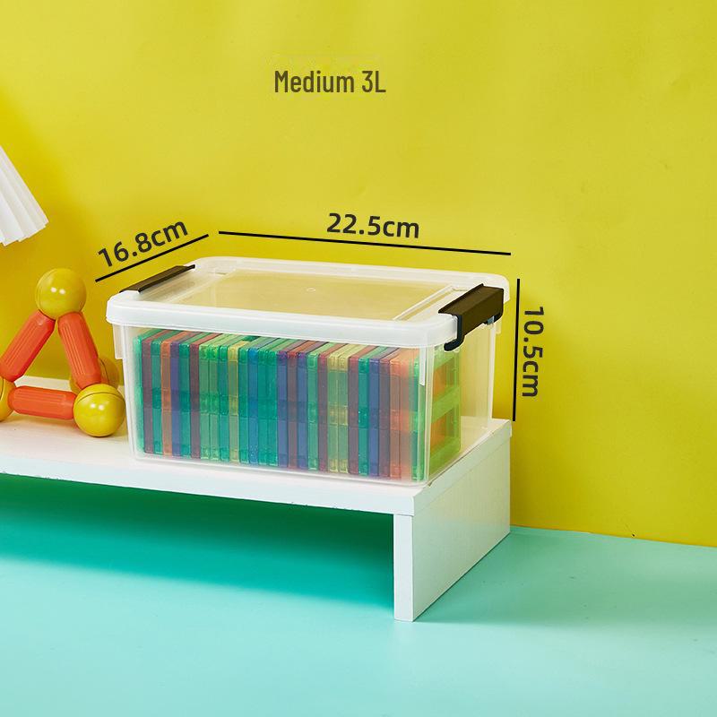 Organizator de Depozitare din Plastic Transparent pentru Jucării și Diverse pentru Copii