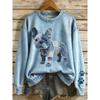 2026 3D Printed Cartoon Round Neck Long Sleeve Pullover Sweatshirt