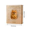 Pomeranian Advent Calendar 2025 with 2D Acrylic Dog Ornaments 24 Days Christmas Countdown Calendar Gift for Pomeranian Lovers