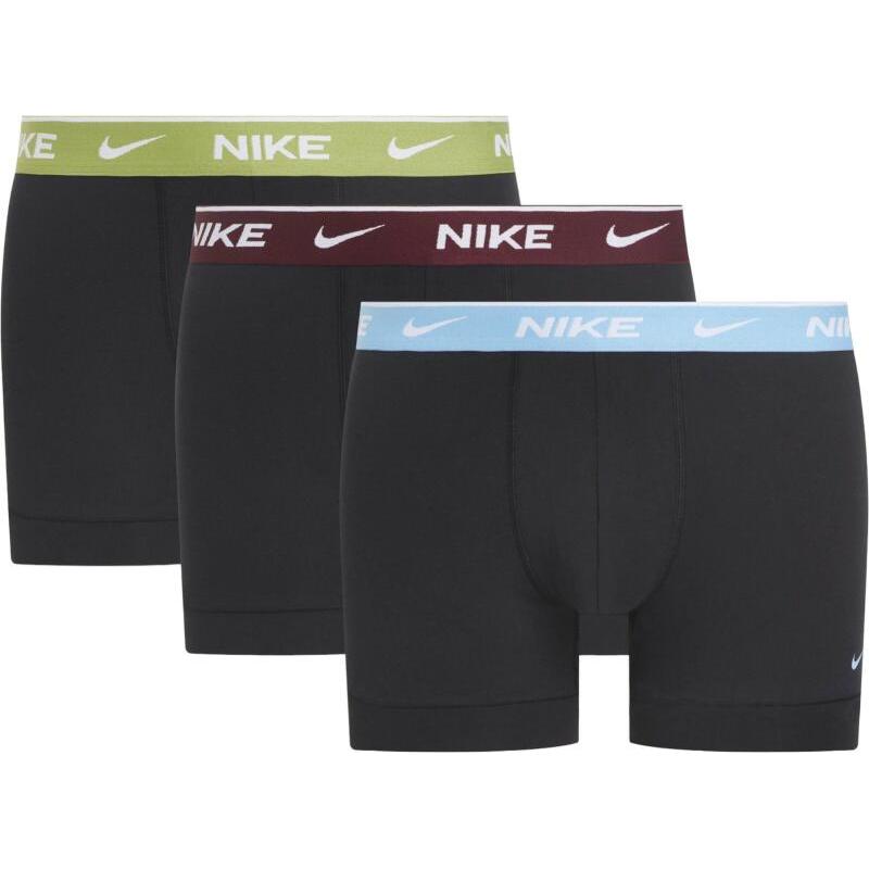 Nike Letter Logo Print Stretch Boxer Briefs 3 Pack Men underwear KE1008-MQG