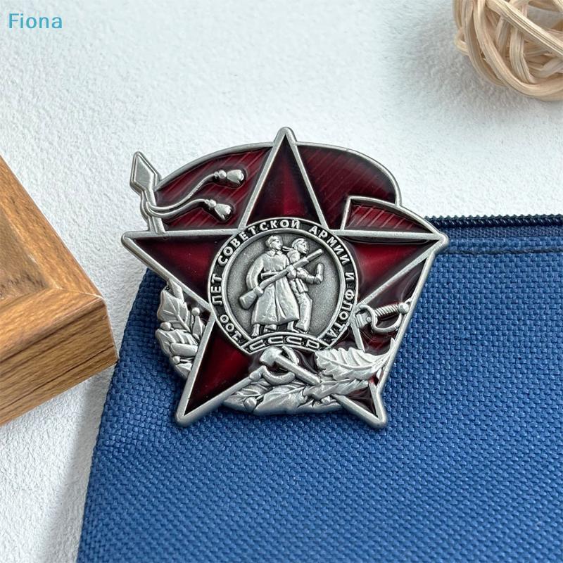 Sovjet-Unie Insigne Voor De 100ste Verjaardag Van De Oprichting Van De Rode Marine Grote Vijfpuntige Ster Vintage