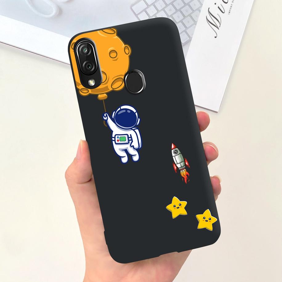 Für ZTE Blade V10 Vita 2019 Hülle Mode Blume Astronaut Silikon Stoßfester Bumper Für ZTE Blade V10 V 10 BladeV10 Vita Fundas