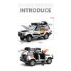 1/24 Toyota Land Cruiser LC80 Legierungsauto Modell Diecast Metall Spielzeug Geländewagen Automodell Simulation Sound und Licht Kinder Geschenk