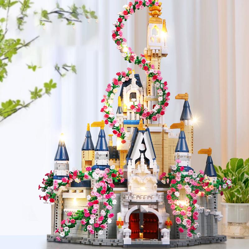 Sakura Manor 4750-Piece Building Block Set - Ideal Gift For Christmas, Valentine'S Day, New Year'S And Halloween | Durable Abs Material