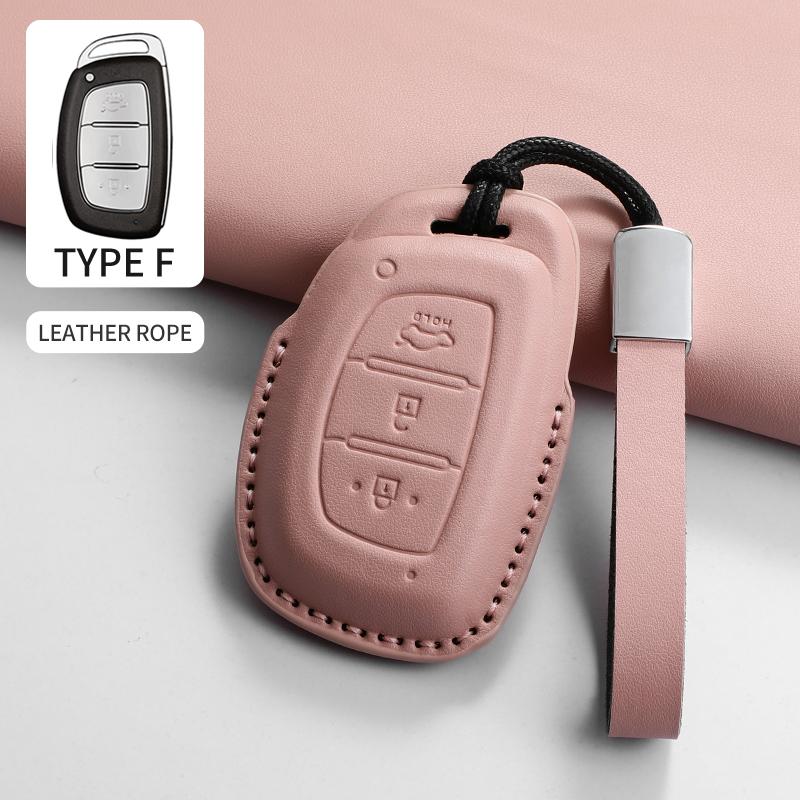 Cortex Car Key Case Cover Protector Shell Fob Accessories For Hyundai Accent Santa Fe Palisade Santafe Dn8 Grandeur Azera HG