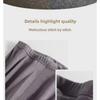 Men's Seamless Wool-Blend Thermal Pants with Knee Pads for Winter