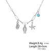 Cazador Sea Fish Conch Starfish Necklaces for Women 2026 Jewelry Stainless Steel Choker Bohemian Birthday Gift Wholesale