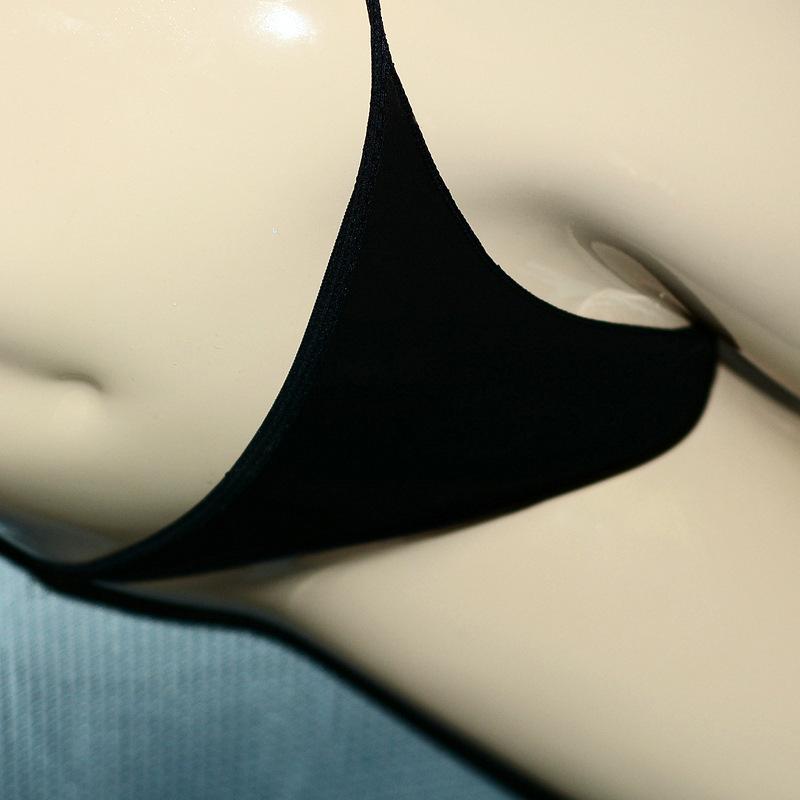 One-Piece Seamless Briefs Shorts Oily Silky Low-Rise Pants Sexy Oily Women'S Stockings Thong