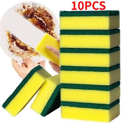 Highly Absorbent Cleaning Sponges Dish Washing Magic Clean Pot Rust Stain Sponge Brush Kitchen Grease Cleaner Household Tools